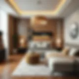 Sophisticated Bedroom Design with 100x190 Bed Elegant bedroom featuring a 100x190 bed with stylish decor