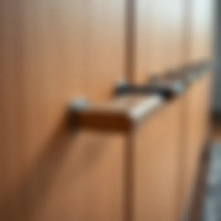 Materials Used in 13 cm Cabinet Handles Close-up of cabinet handles made from different materials