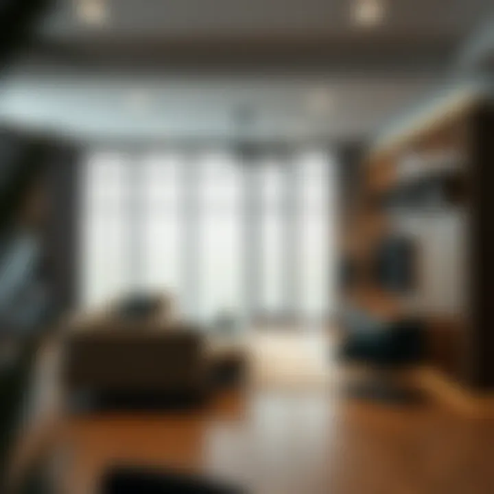 Trendy interior design practices illustrated in 3D models