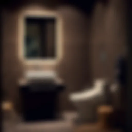 Elegant 60 cm lavabo dolabı in a modern bathroom setting