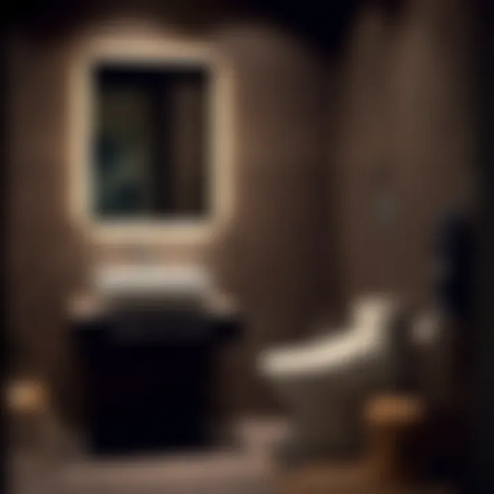 Elegant 60 cm lavabo dolabı in a modern bathroom setting