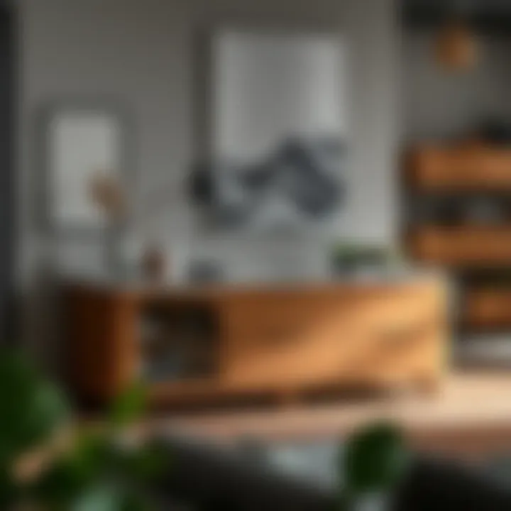 Innovative Island Dresser Design Stylish island dresser showcasing unique storage solutions