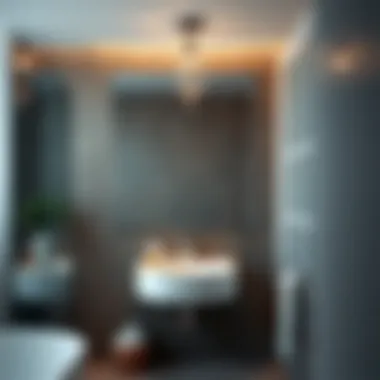 Simple Installation of Adhesive Mirrors Installation guide showcasing easy application of adhesive mirrors