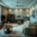 Elegant living room with affordable decor