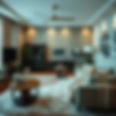 Elegant living room with affordable decor