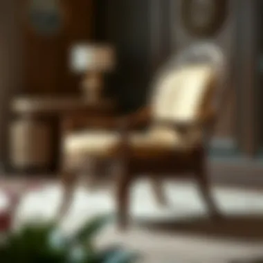 Sophisticated Wooden Armchair Design Elegant wooden armchair with intricate design