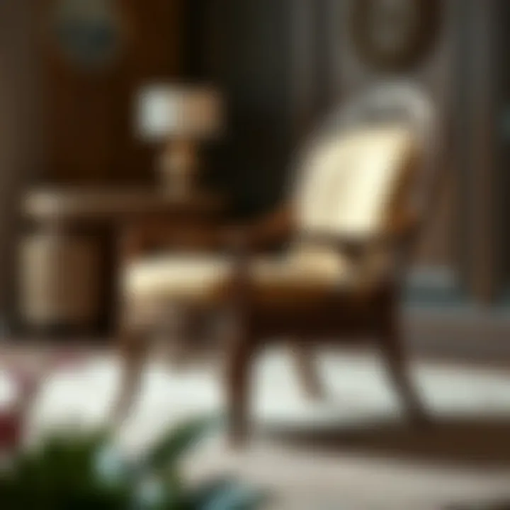 Sophisticated Wooden Armchair Design Elegant wooden armchair with intricate design