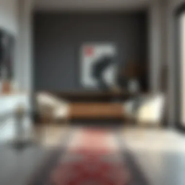 Modern Aesthetics: Runner in Contemporary Spaces Stylish runner complementing modern decor