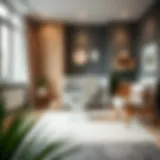 Stylish nursery with a modern infant seat set showcasing functionality and design