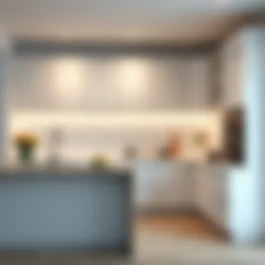 Modern Kitchen Design with Built-in Set Sleek and modern kitchen featuring a stylish 2-piece built-in set.