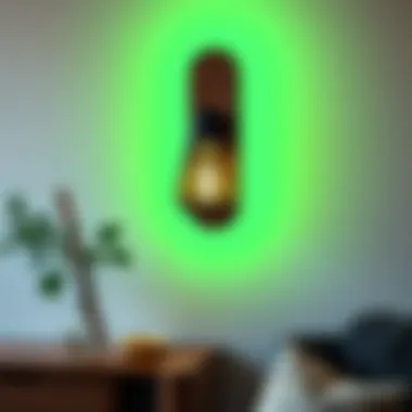 Functional Art: Decorative Wall Light Artistic wall light that serves as a décor piece