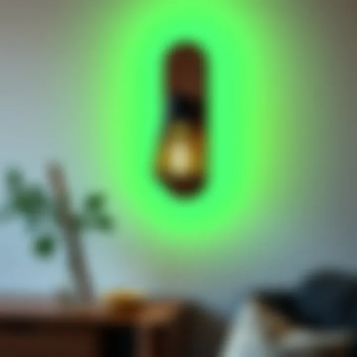 Functional Art: Decorative Wall Light Artistic wall light that serves as a décor piece