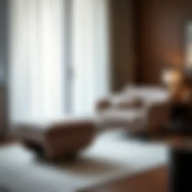 Elegant footrest design showcasing modern furniture aesthetics