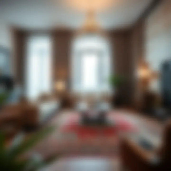 Bahariye Carpets in Modern Decor A modern living space featuring Bahariye carpets in harmony with contemporary decor