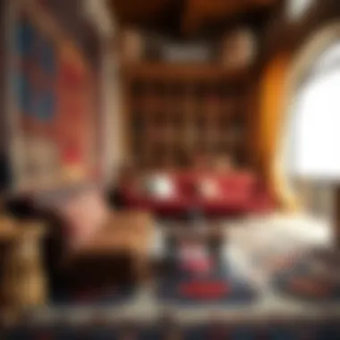 Colors of Traditional Bahariye Carpets A vibrant display of colors in traditional Bahariye carpet weaving