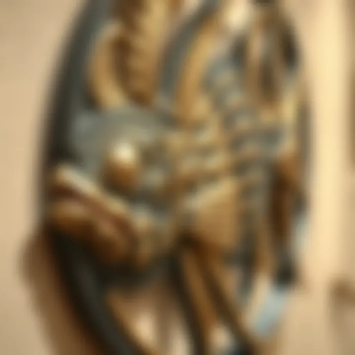 Craftsmanship Highlight: Intricate Fish Wall Art Close-up of intricately designed fish wall art showcasing craftsmanship