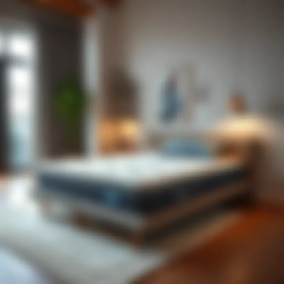 Comfortable Bambi mattress promoting spinal health