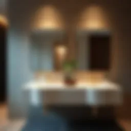 Luxurious double sink design showcasing modern elegance