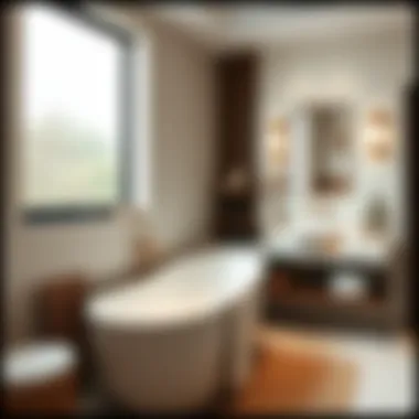 Decorative Features Enhancing Bathroom Aesthetics Aesthetic decorative elements in modern bathroom design