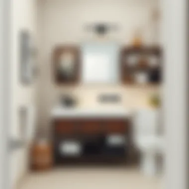 Functional storage solutions for bathroom organization