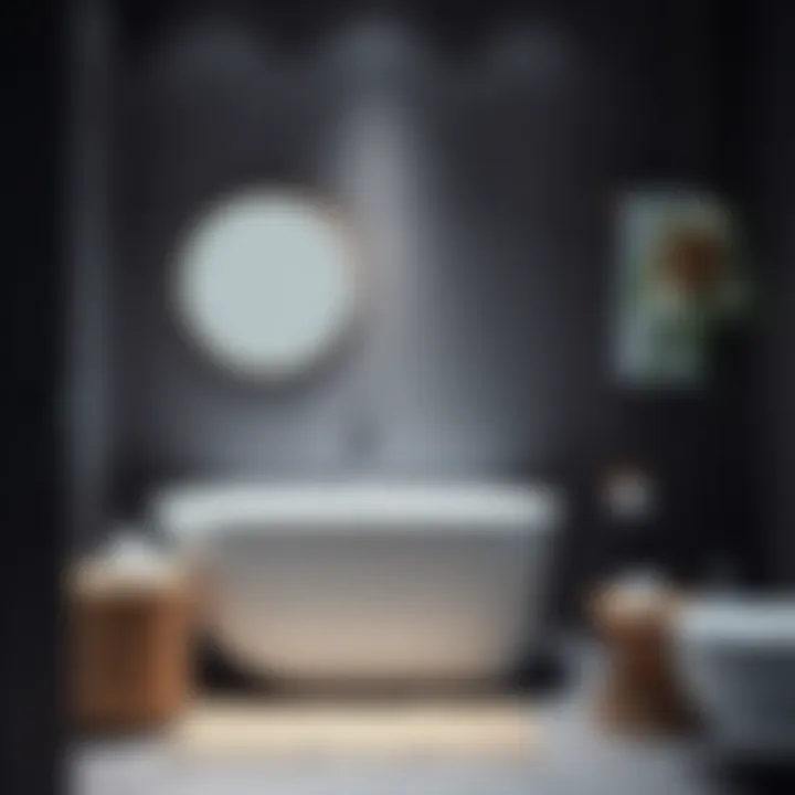 Stylish decorative elements for modern bathrooms