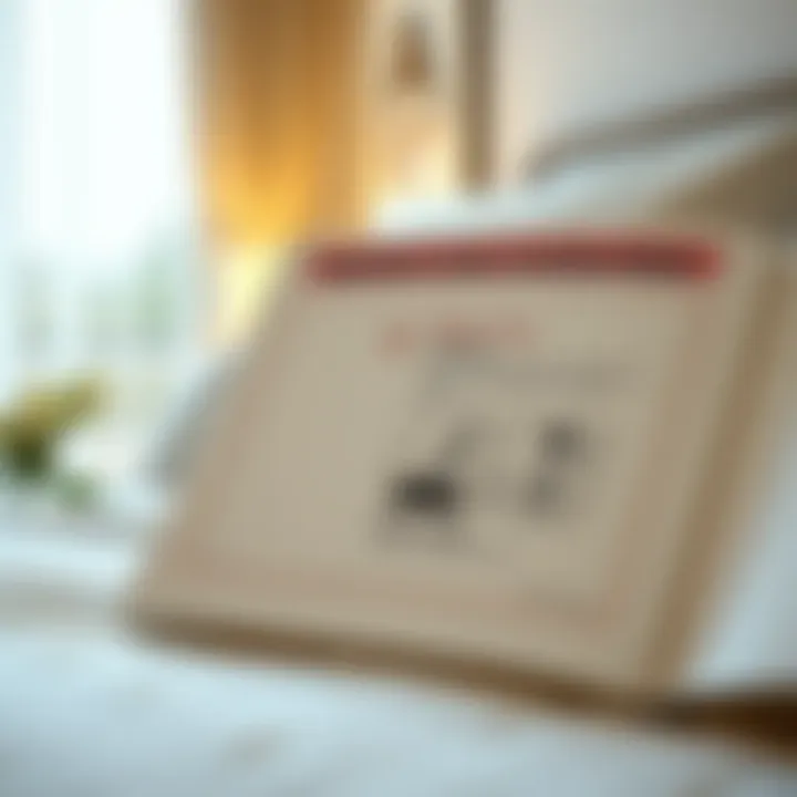 Detailed view of care instructions for a bedding set