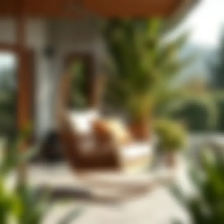 Outdoor Oasis: Stylish Rocking Swing Chair Beautifully designed outdoor rocking swing chair