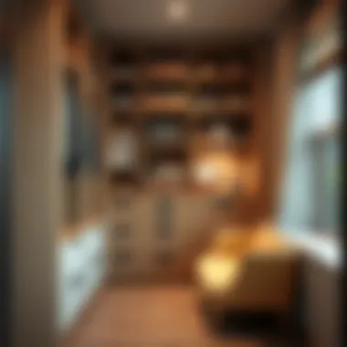 Innovative storage solutions in a baby closet for optimal organization