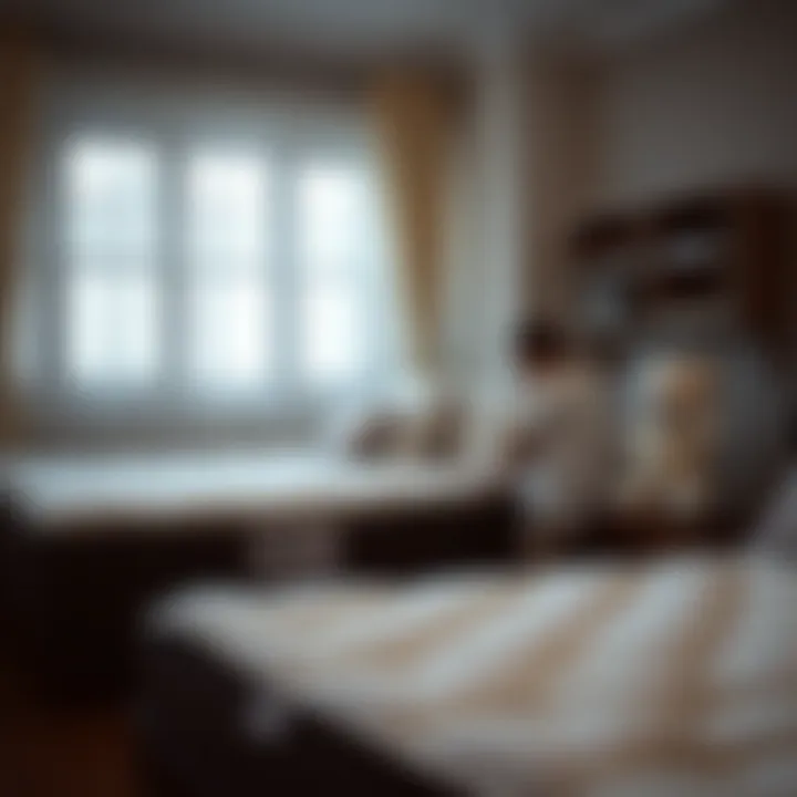 Parent choosing a safe baby mattress