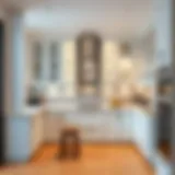 Elegant white kitchen cabinetry design