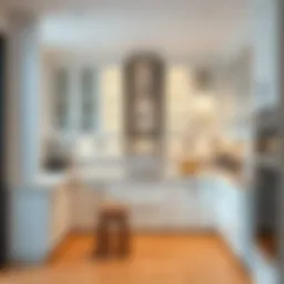 Elegant white kitchen cabinetry design