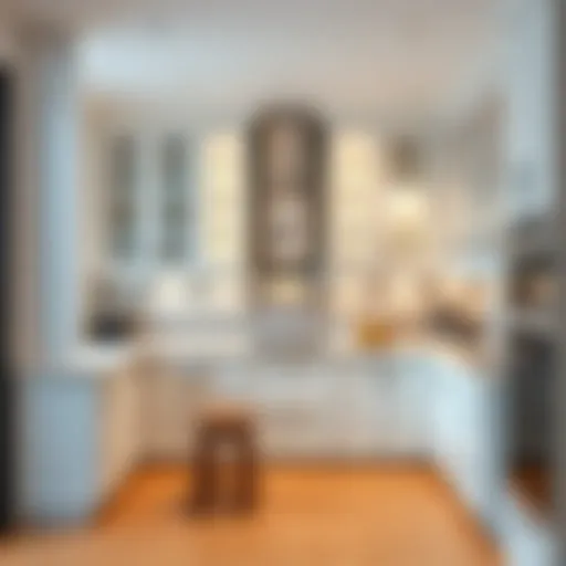 Elegant white kitchen cabinetry design