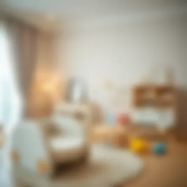 Functional Baby Furniture in Playroom Safe and functional baby furniture in a playroom