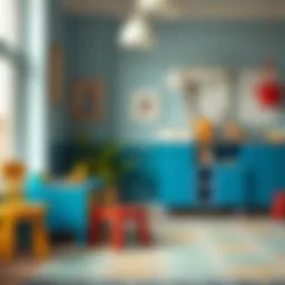 Colorful children's furniture