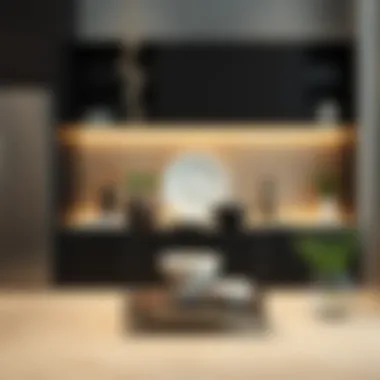 Aesthetic Dish Material Stand Design Stylish dish material stand enhancing kitchen decor