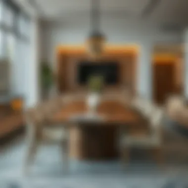 Diverse Materials for Meeting Tables A variety of materials used in meeting table designs