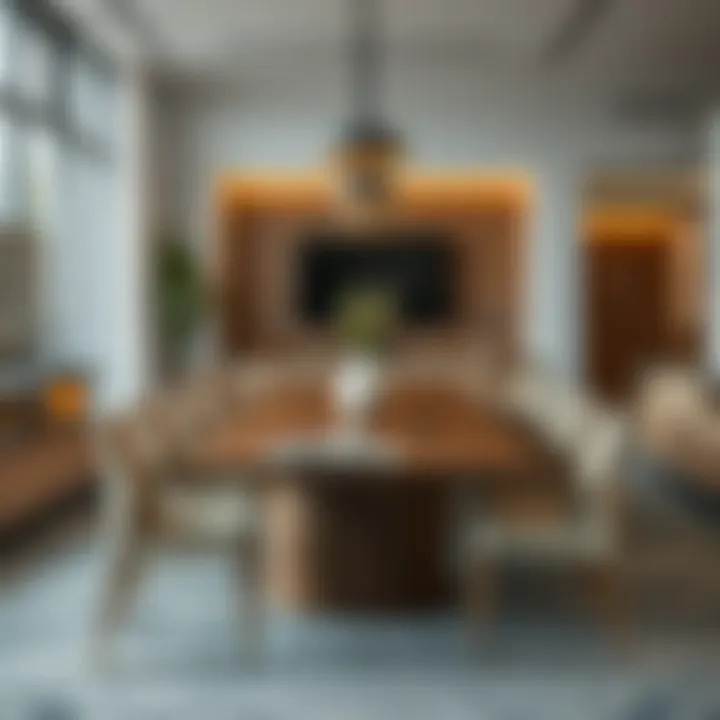 Diverse Materials for Meeting Tables A variety of materials used in meeting table designs