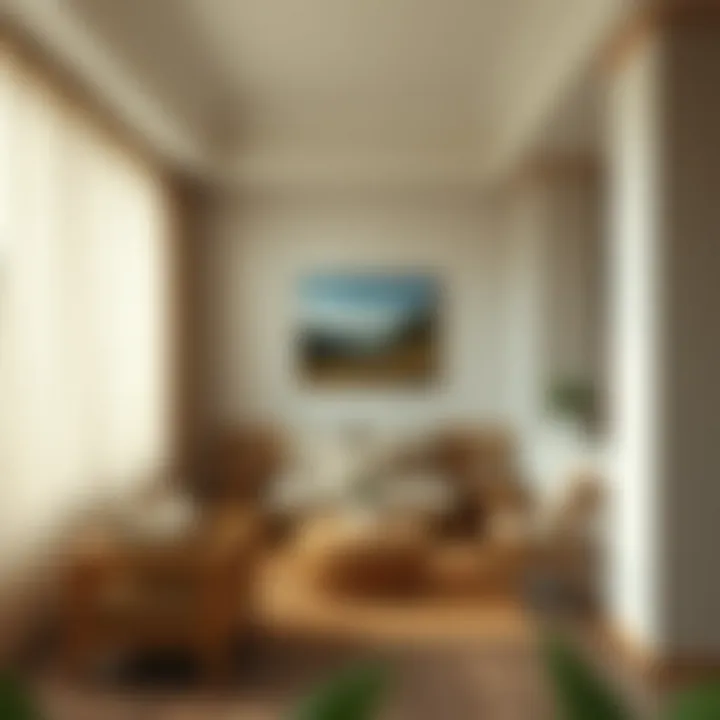 Charming bamboo seating area in a cozy interior