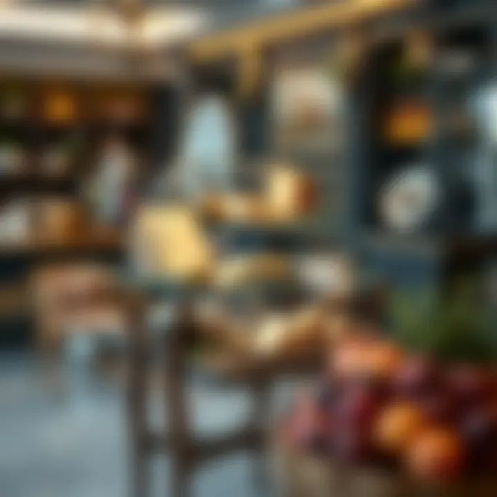 Chic glass display stand featuring gourmet cheese selection