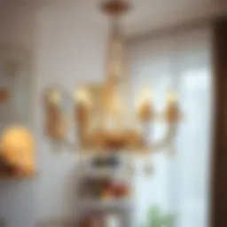 Elegant chandelier designed for a child's room, showcasing playful elements and soft colors.