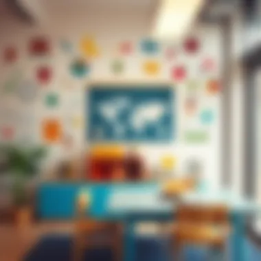 Inspiring Educational Decor for Young Minds Educational stickers enhancing learning spaces