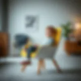 Ergonomic Child Chair Design Child sitting comfortably in an ergonomic chair