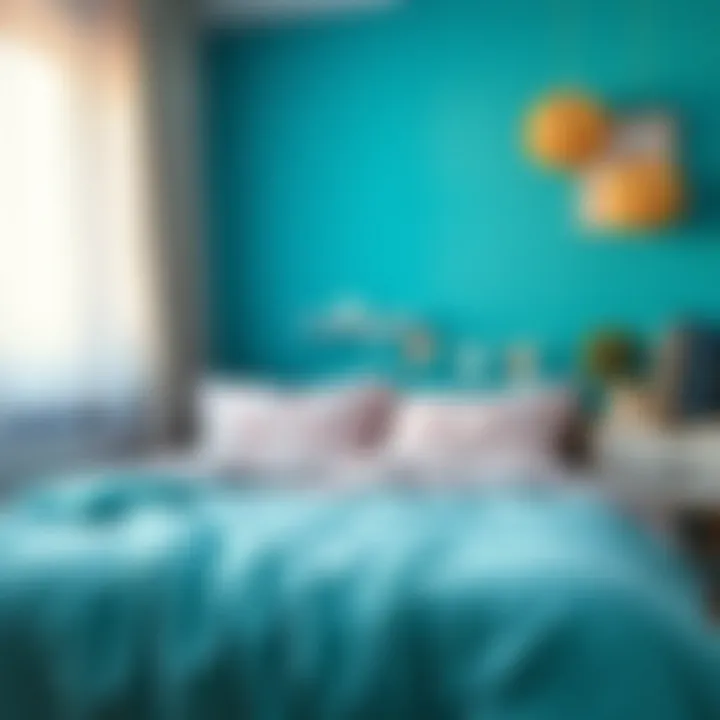 Illustration of psychological effects of colors in children's bedding