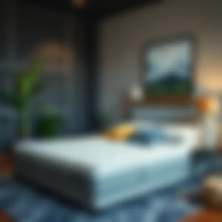 A comparative chart of different mattress materials and their benefits.