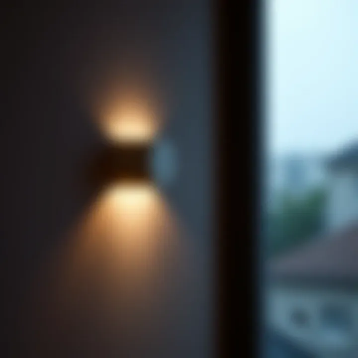 Sleek Simplicity: Contemporary Wall Fixture Contemporary wall fixture showcasing minimalist design