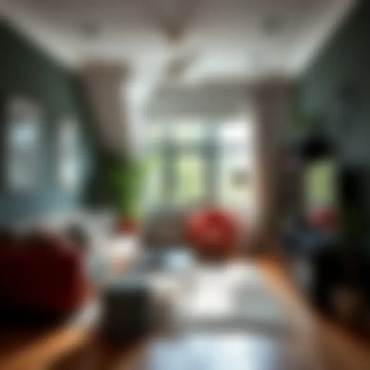 Stylish color palette for a cozy studio