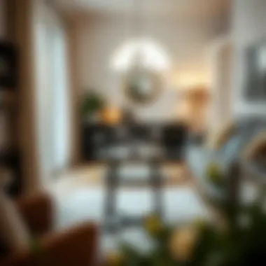 Inviting Home Space with Wine Table Cozy home environment featuring a stylish wine table