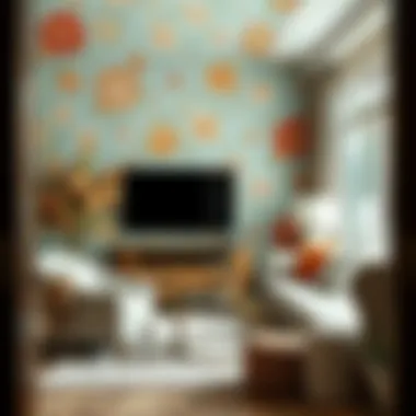 Creative Color Combinations in Floral Wallpapers Creative color combinations in floral wallpaper