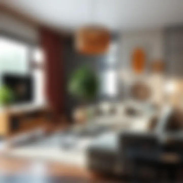 Creative use of interior baskets for home decor