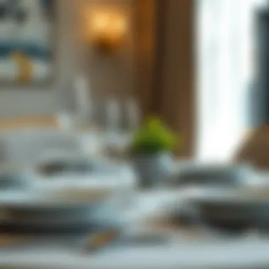 Elegant daily cutlery set arranged on a dining table